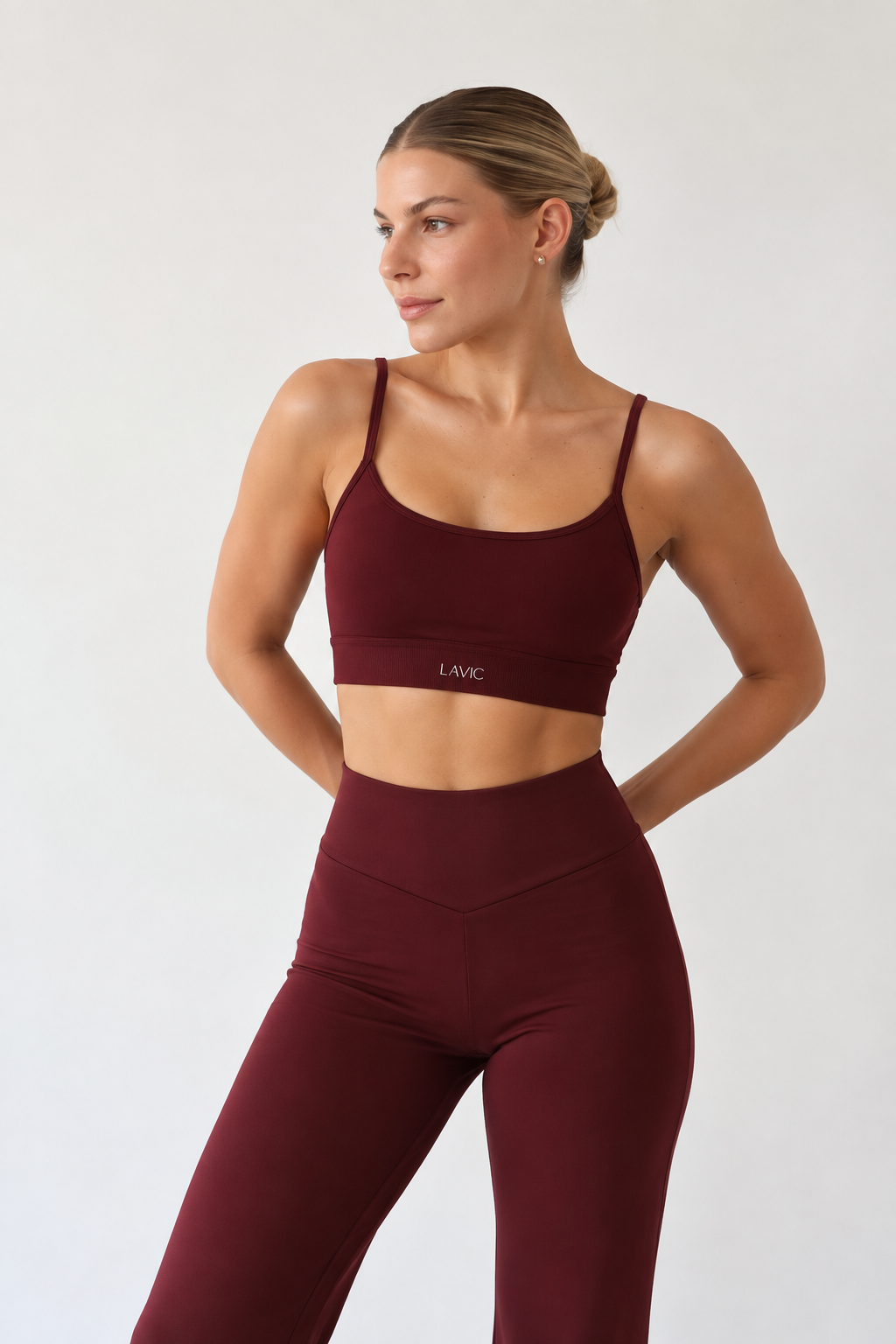 LAVIC Muse Top in Ruby Wine